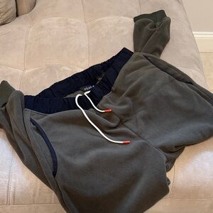 Poler Olive Green Fleece Joggers